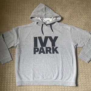 Ivy Park light heathered gray hoodie